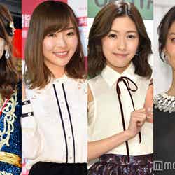 第9回AKB48選抜総選挙イベント中止　メンバーの反応は？／柏木由紀、指原莉乃、渡辺麻友、柏木由紀（C）モデルプレス