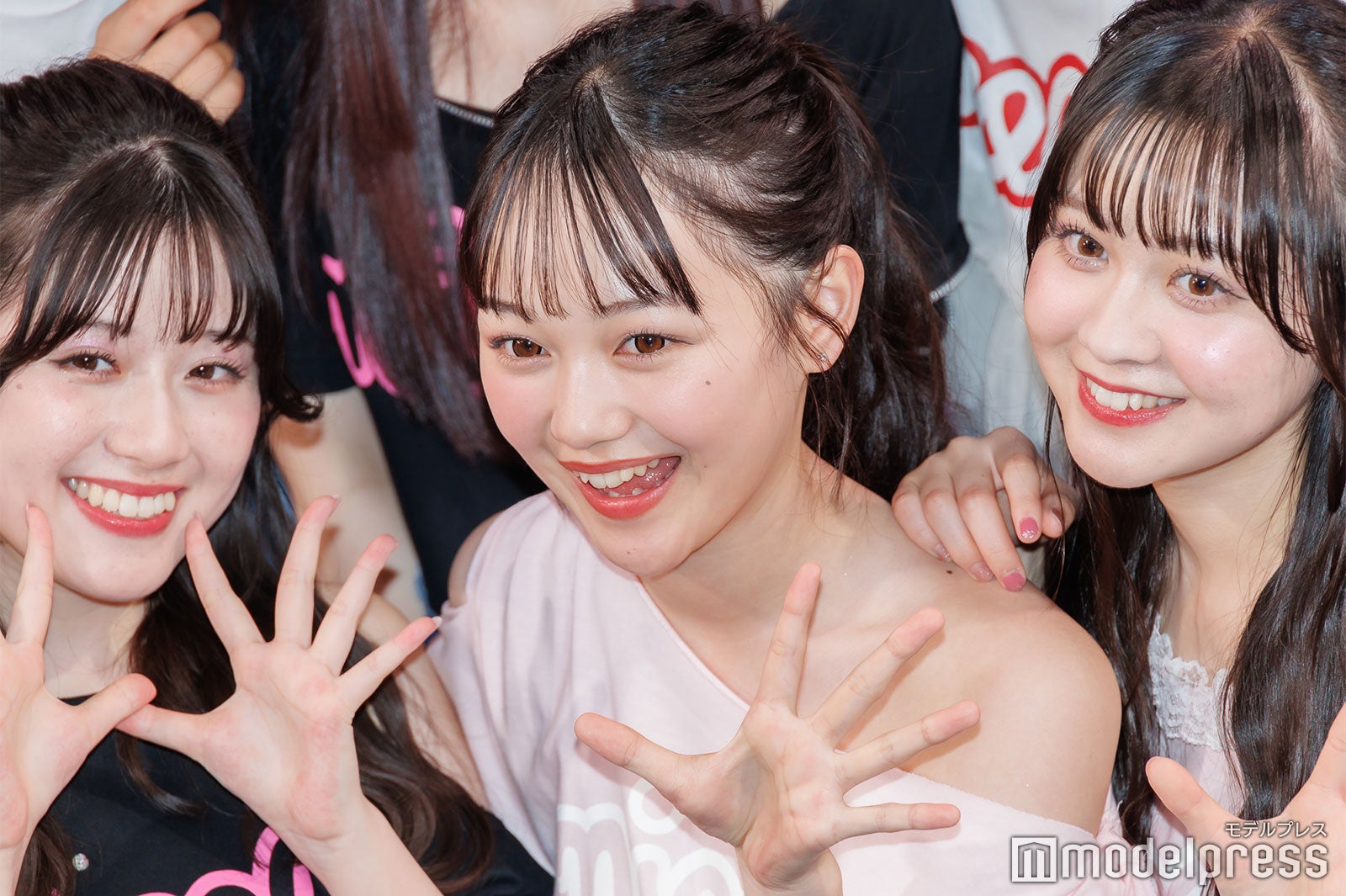 河村果歩、藤野有紗、佐藤菜月海（C）モデルプレス