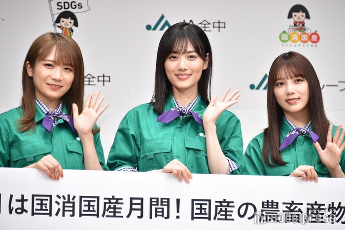 秋元真夏、山下美月、与田祐希(C)モデルプレス