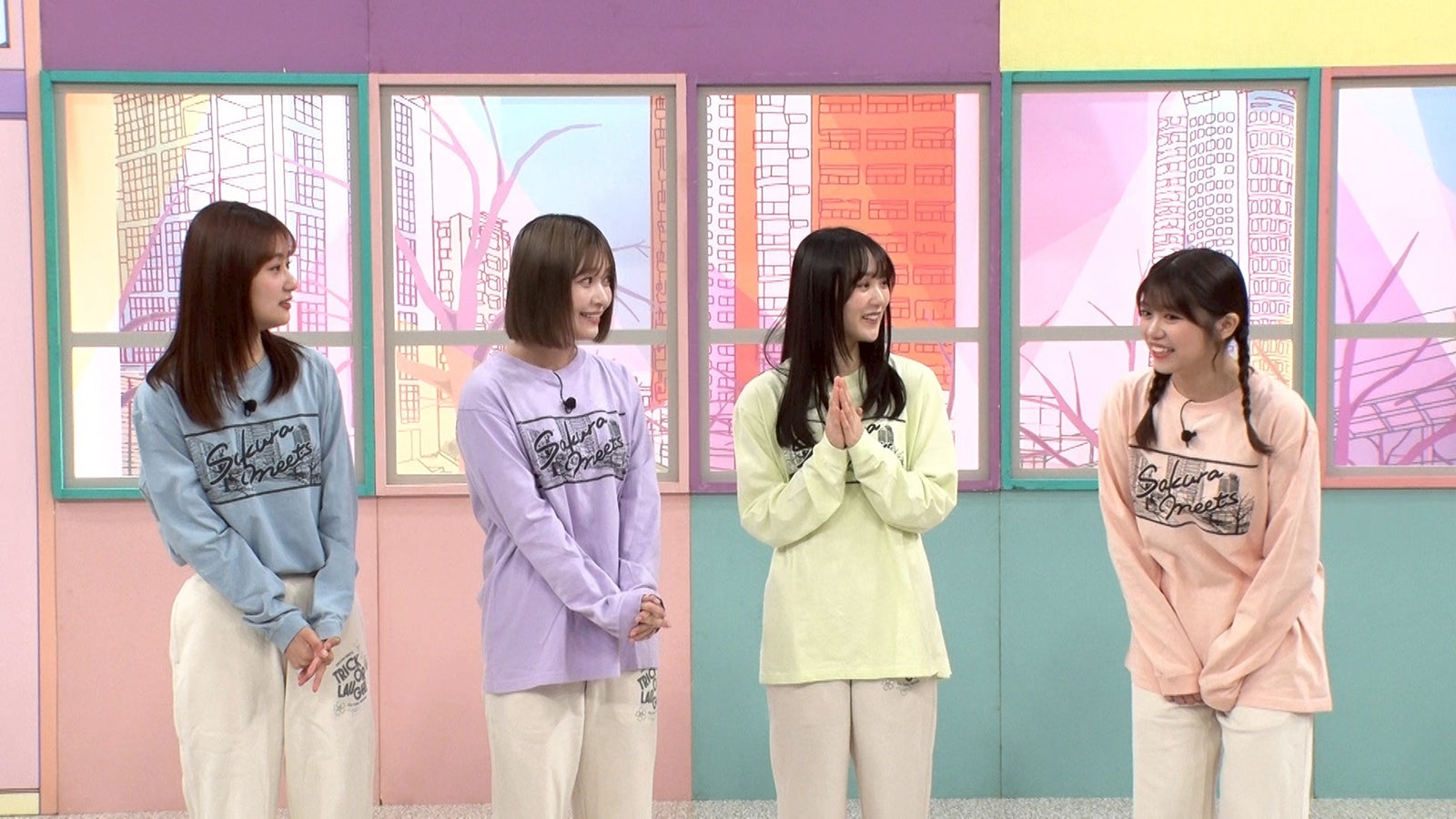 井上梨名、大沼晶保、増本綺良、武元唯衣（C）テレビ朝日