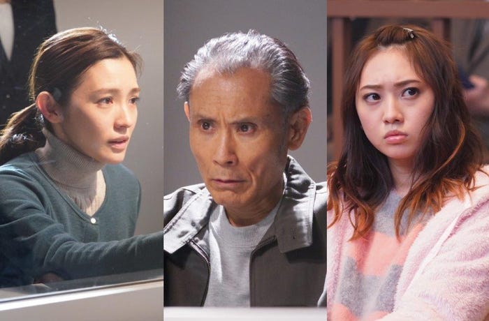 星野真里、片岡鶴太郎、木崎ゆりあ(C)日本テレビ