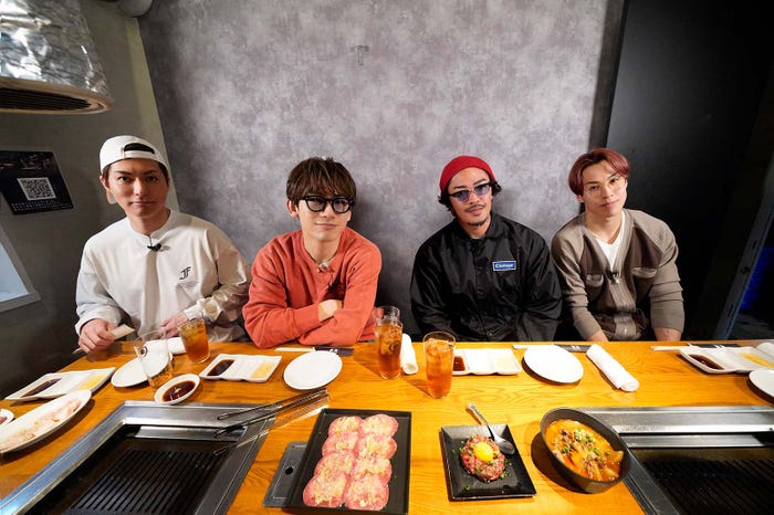 SHOKICHI、NAOTO、数原龍友、RIKU(提供写真)