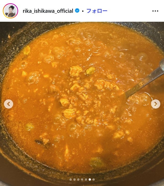 石川梨華Instagramより