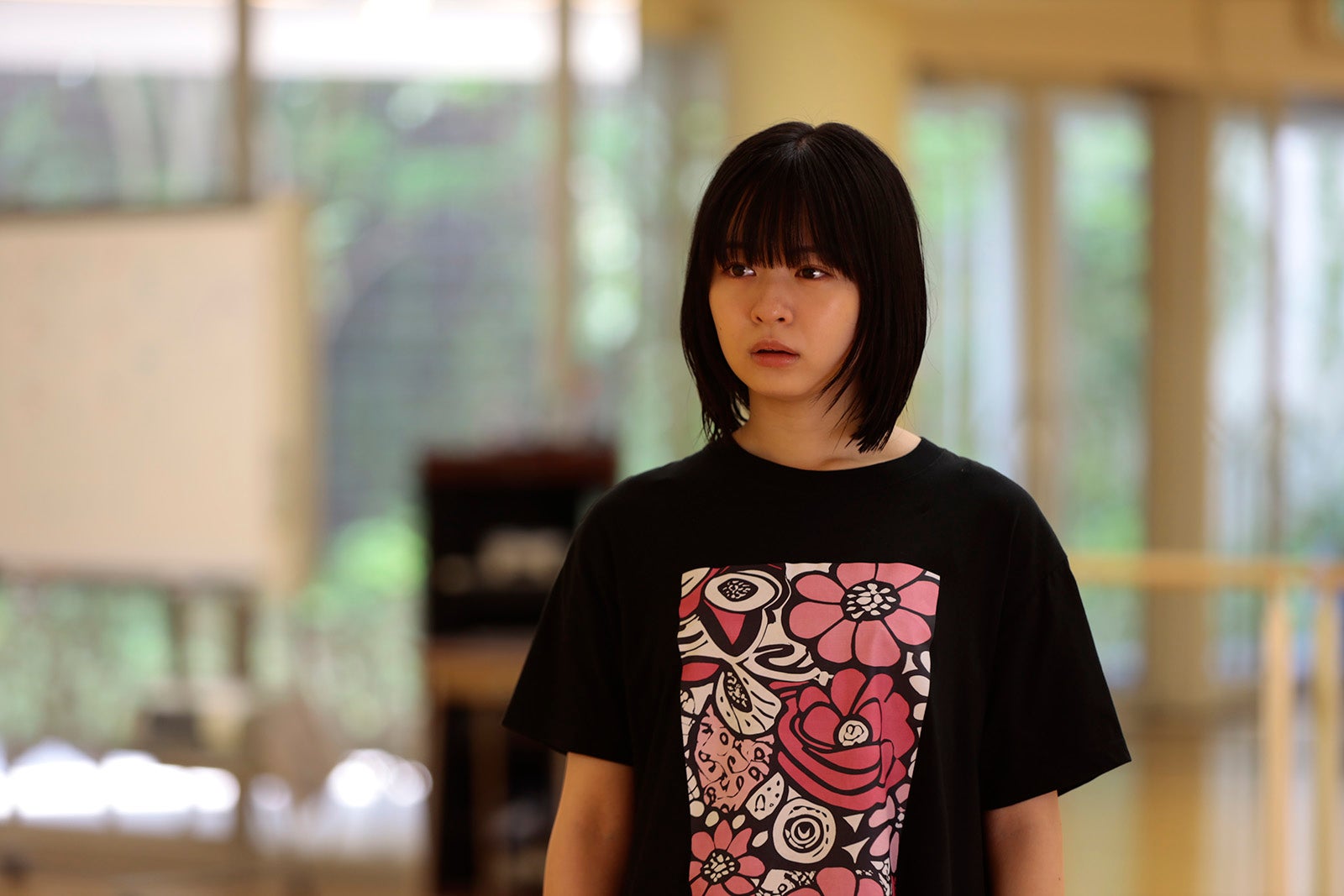 莉子「最高の教師 1年後、私は生徒に■された」第5話より（C）日本テレビ