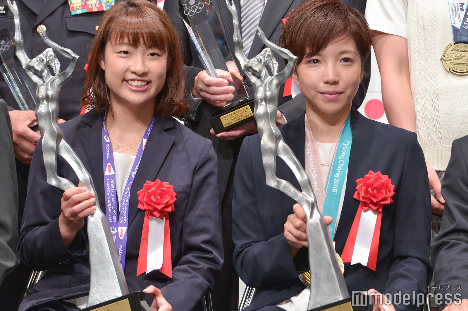 奥原希望、小平奈緒 （C）モデルプレス