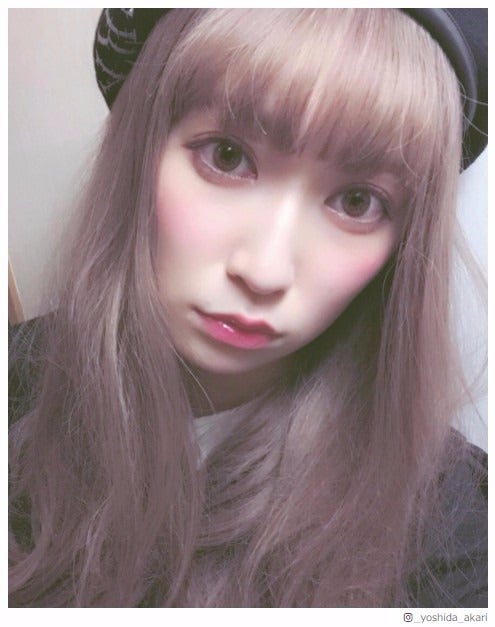 NMB48吉田朱里の金髪×ドーリーメイクが可愛すぎ「お人形かな？」「どストライクにタイプ」