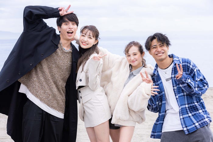 しんいちろう、かの、レイラ、みづき「明日も好きでいて、いいですか?」シーズン2最終話(C)AbemaTV, Inc.