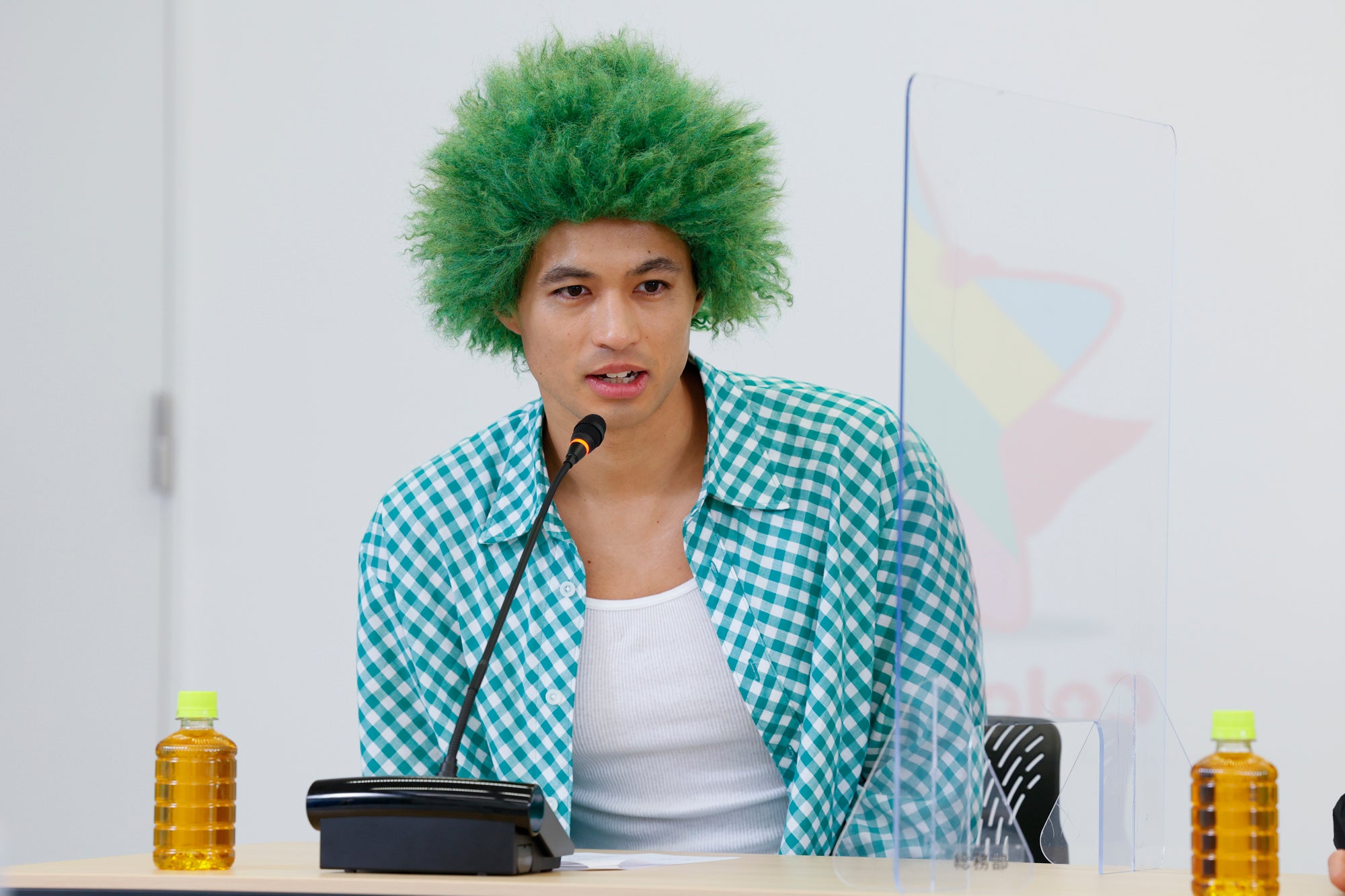 佐伯大地／「コンビニ★ヒーローズ ～あなたのSOSいただきました！！～」取材会より（C）関西テレビ