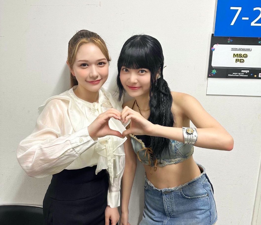 村重杏奈、“推し”LE SSERAFIMウンチェと奇跡の対面「俺の全人生かけてオタクする」