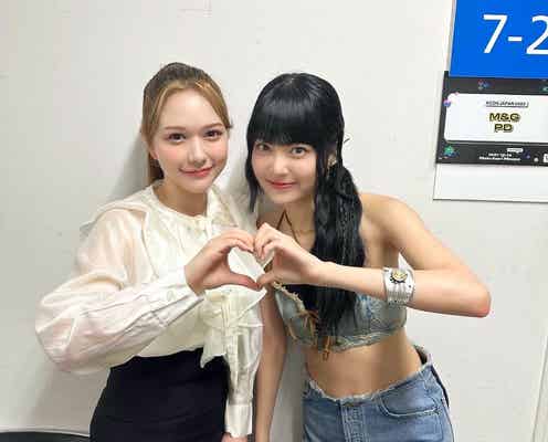 村重杏奈、“推し”LE SSERAFIMウンチェと奇跡の対面「俺の全人生かけてオタクする」