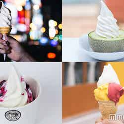 北海道には色々なソフトクリームがいっぱい