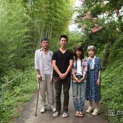 （左から）光石研、工藤阿須加、有村架純、吉行和子（C）2016「夏美のホタル」製作委員会