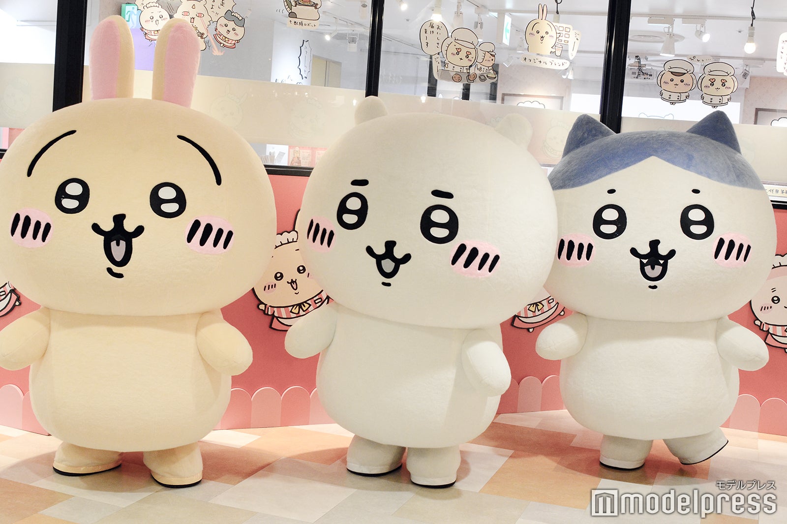 内覧会日は特別にちいかわ、ハチワレ、うさぎが来店※通常営業日はなし（C）モデルプレス