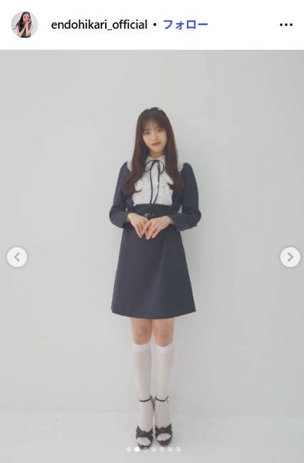 遠藤光莉Instagramより