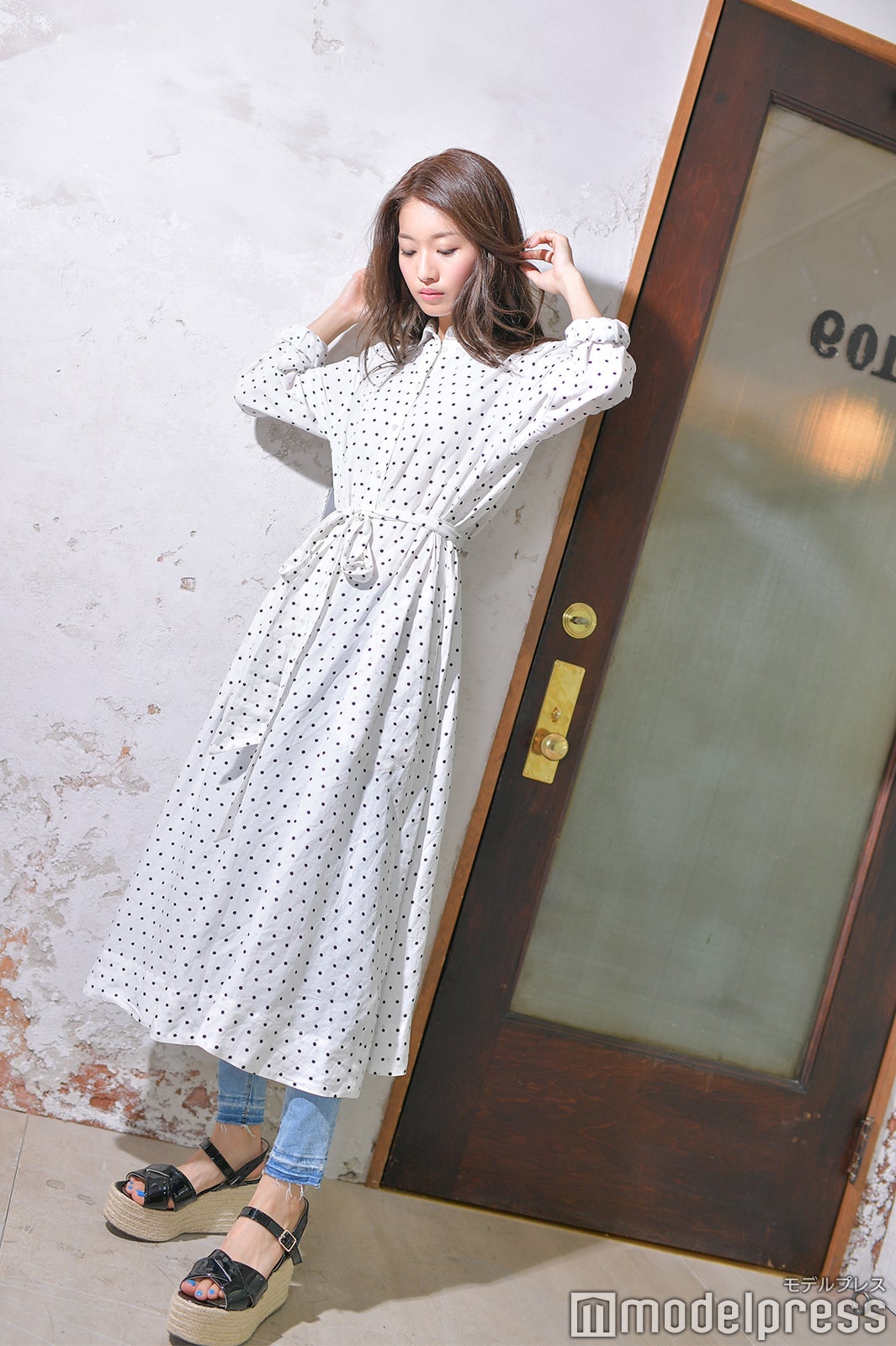 私服で来社 （C）モデルプレス