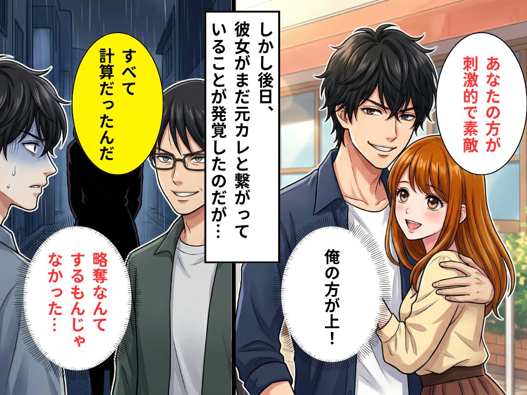 可愛い彼女を略奪♡勝ち誇る男！？だが⇒元カレ「すべて計算だよ」衝撃の【真相】が発覚し「略奪なんてするんじゃなかった」