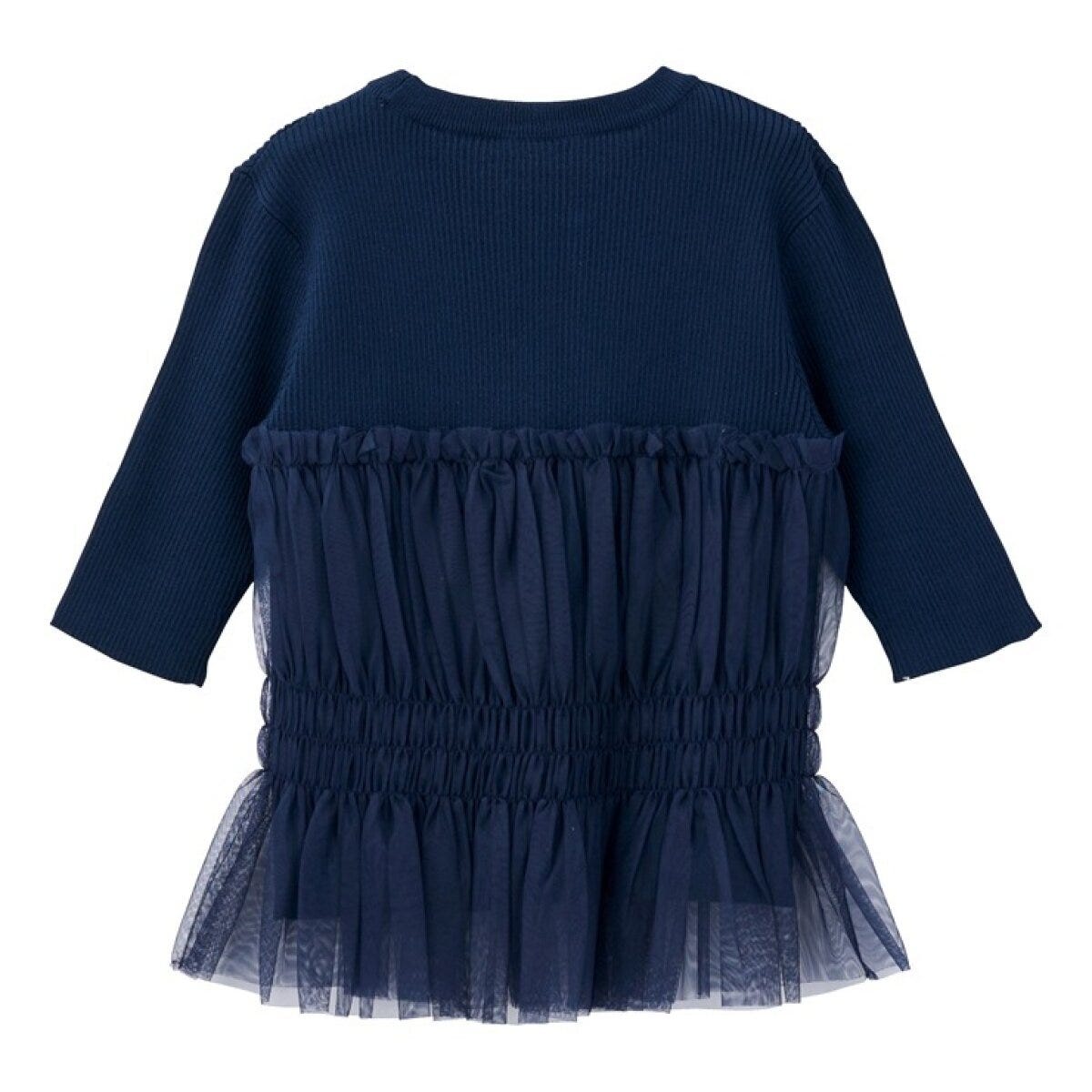 しまむらのレイヤード風ニットプルオーバー