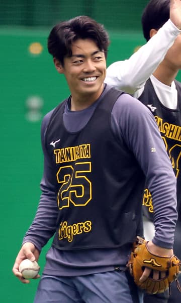 阪神・ドラ2谷端 新人唯一の宜野座組スタート「自分らしく」自然体で全力アピール誓う