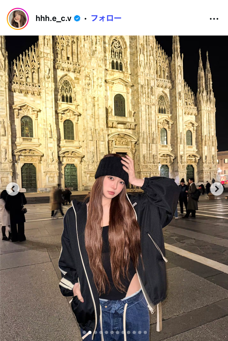 HONG EUNCHAE Instagramより