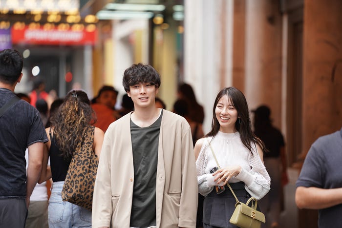 柾木玲弥、小島梨里杏「恋愛ドラマな恋がしたい in NEW YORK」第1話(C)AbemaTV, Inc.