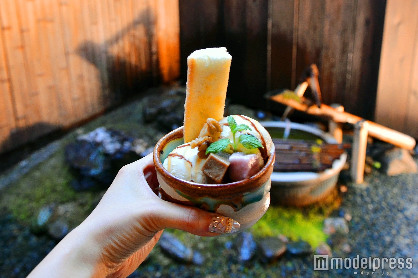 ENGAWA生麩パフェ850円（C）モデルプレス