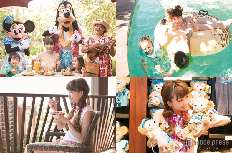 あいのり桃、ハワイでディズニーを満喫　豪華に過ごせるテクも紹介／「saita」7月号より（画像提供：セブン＆アイ出版）／As to Disney photos，logos，Properties：（C）Disney