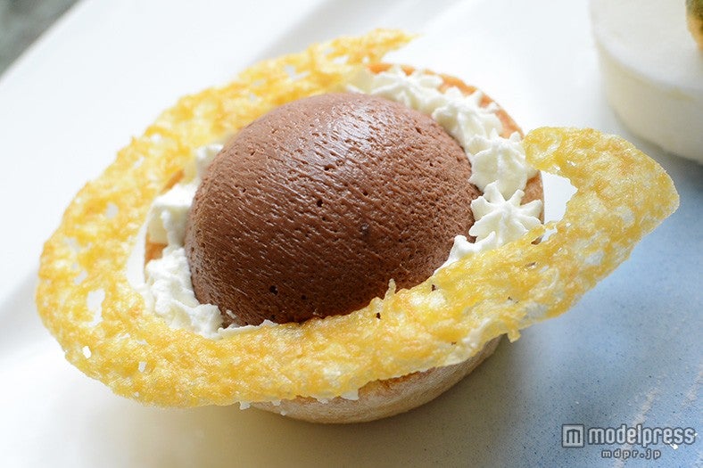 ココナッツとチョコレートのタルト