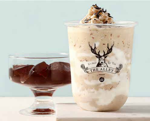 ジ アレイ「ロイヤルNo.9ティーフローズン」一番人気ミルクティーがシャリっと食感のフローズンに