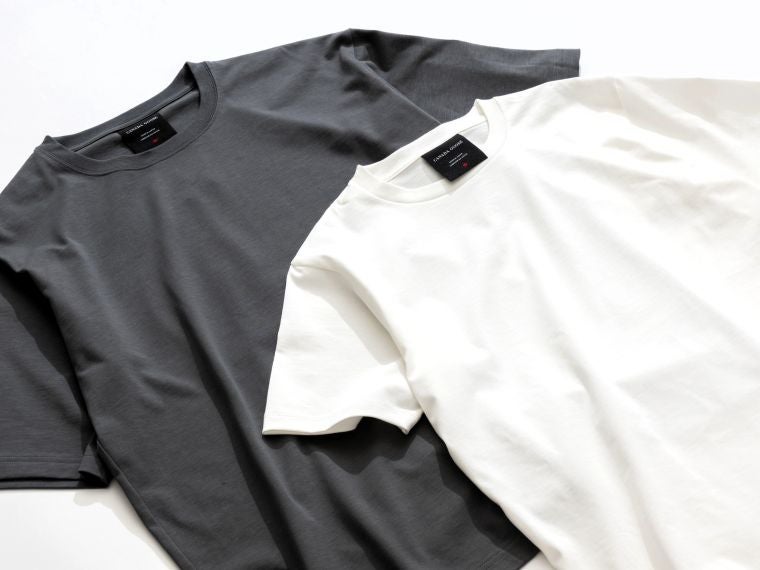 「カナダグース」が日本生産Tシャツ 高級綿×国内技術で夏対応