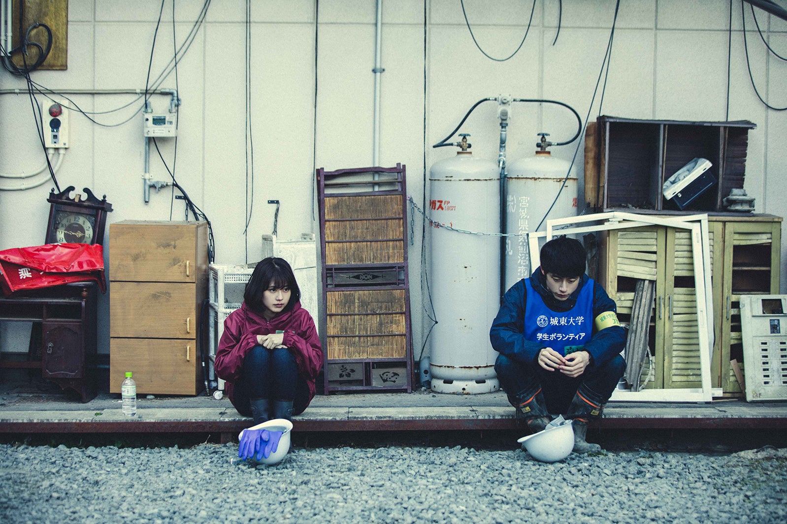 有村架純、坂口健太郎（C）2019 WOWOW