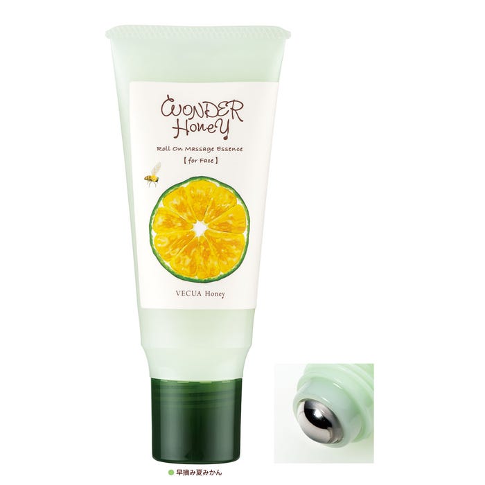 ワンダーハニー コロコロマッサージのすっきり美容液 早摘み夏みかん/画像提供:VECUA Honey