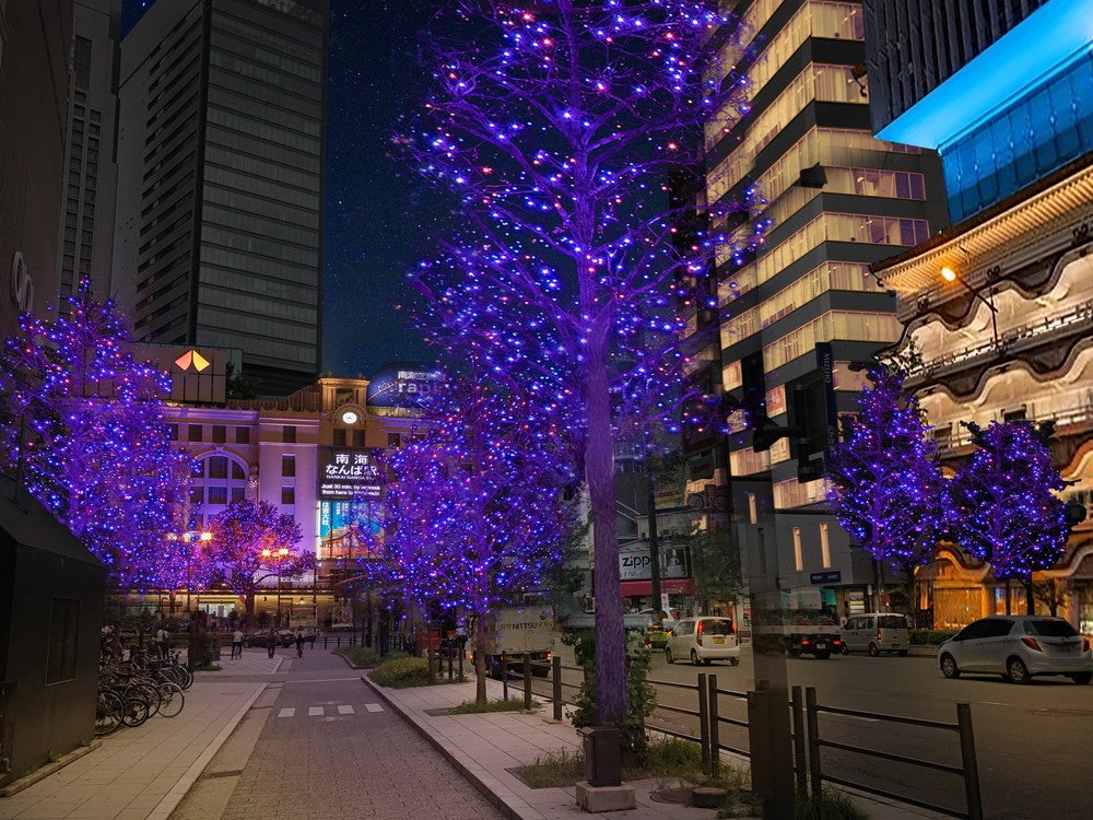 御堂筋イルミネーション（C）大阪・光の饗宴実行委員会