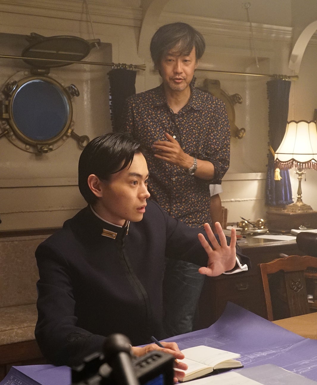 菅田将暉、山崎貴 （C）2019　映画「アルキメデスの大戦」製作委員会　（C）三田紀房／講談社