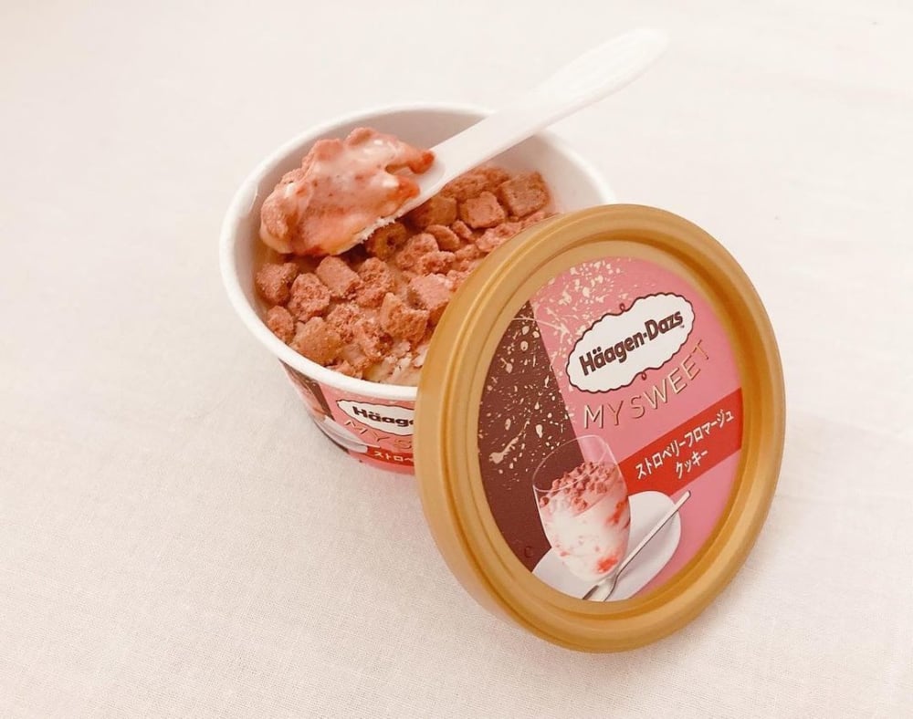 ハーゲンダッツマイスイートストロベリーフロマージュクッキー