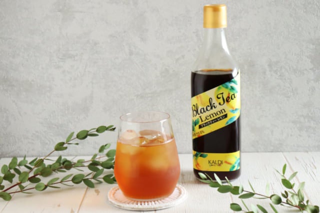 カルディブラックティーレモンのアイスティー