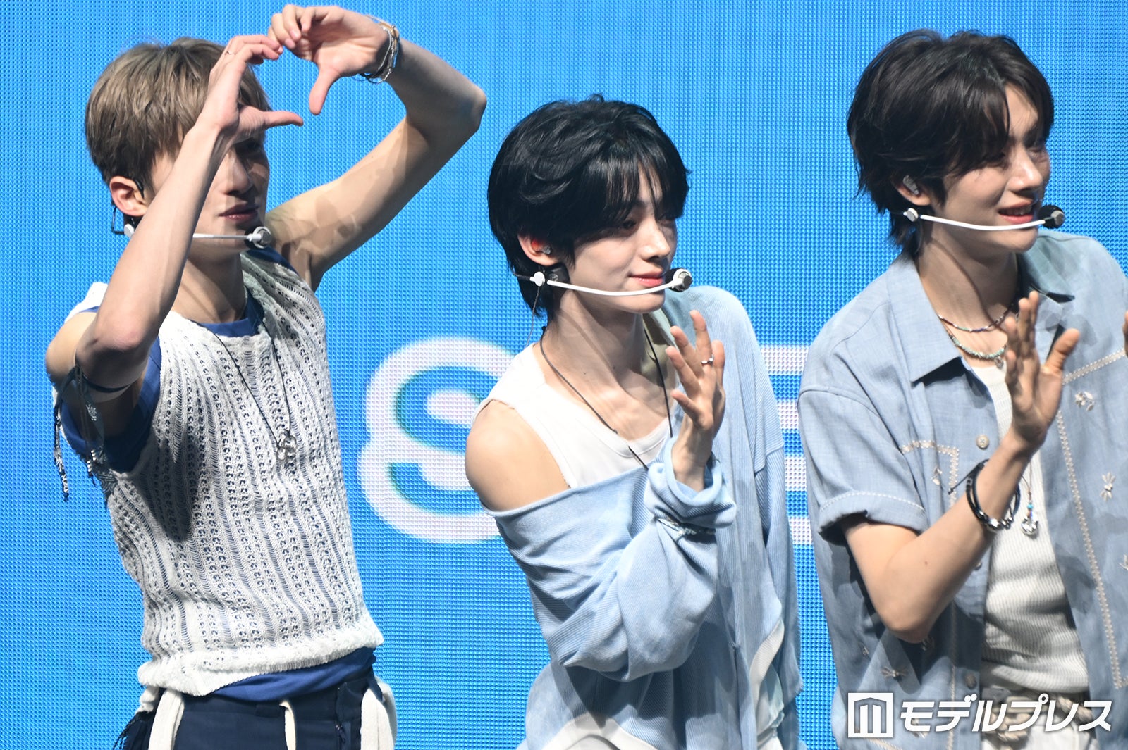 JIHOON（ジフン）、HANJIN（ハンジン）、YOUNGJAE（ヨンジェ）／TWS（C）モデルプレス
