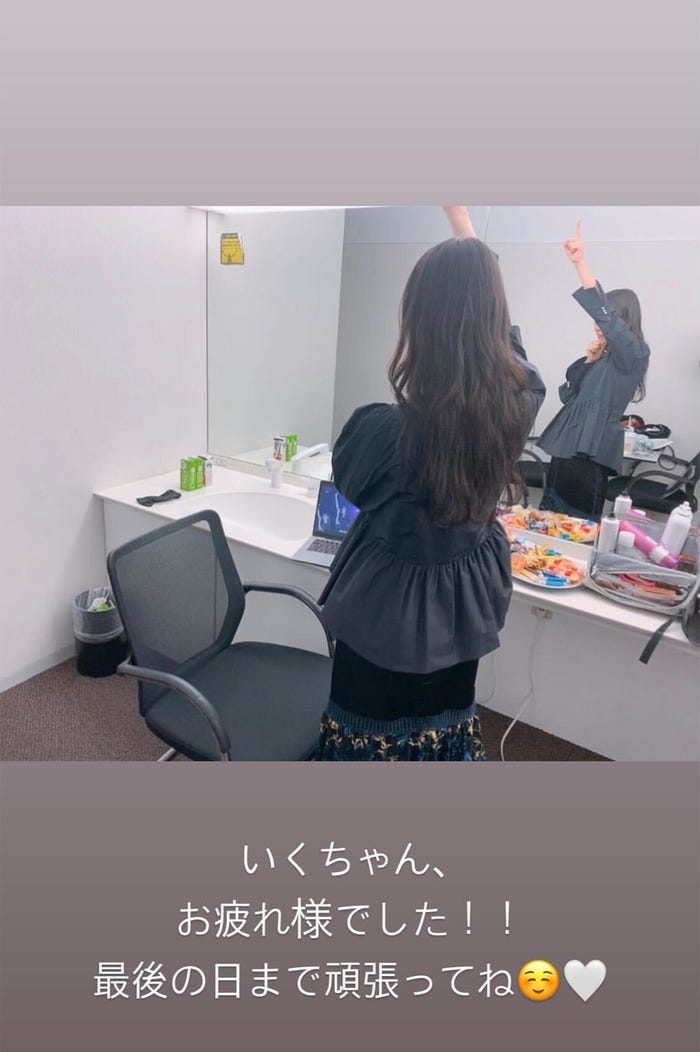 高山一実Instagramストーリーズより