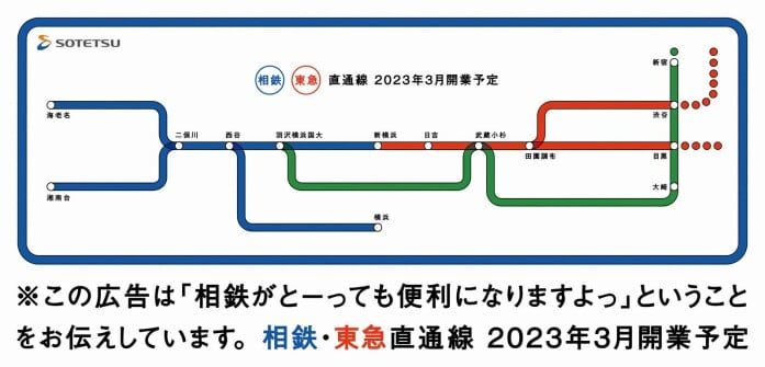 新横浜へは相鉄からも東急からも便利になる