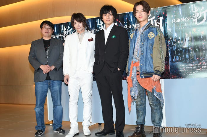(左から)毛利亘宏氏、丘山晴己、久保田悠来、萩谷慧悟 (C)モデルプレス