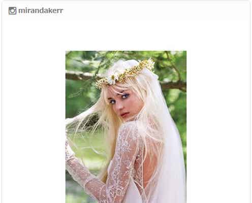 ミランダ・カー、“幻想的”ブロンドヘアでイメージ一新 「美しすぎる」「まるで天使」と話題に