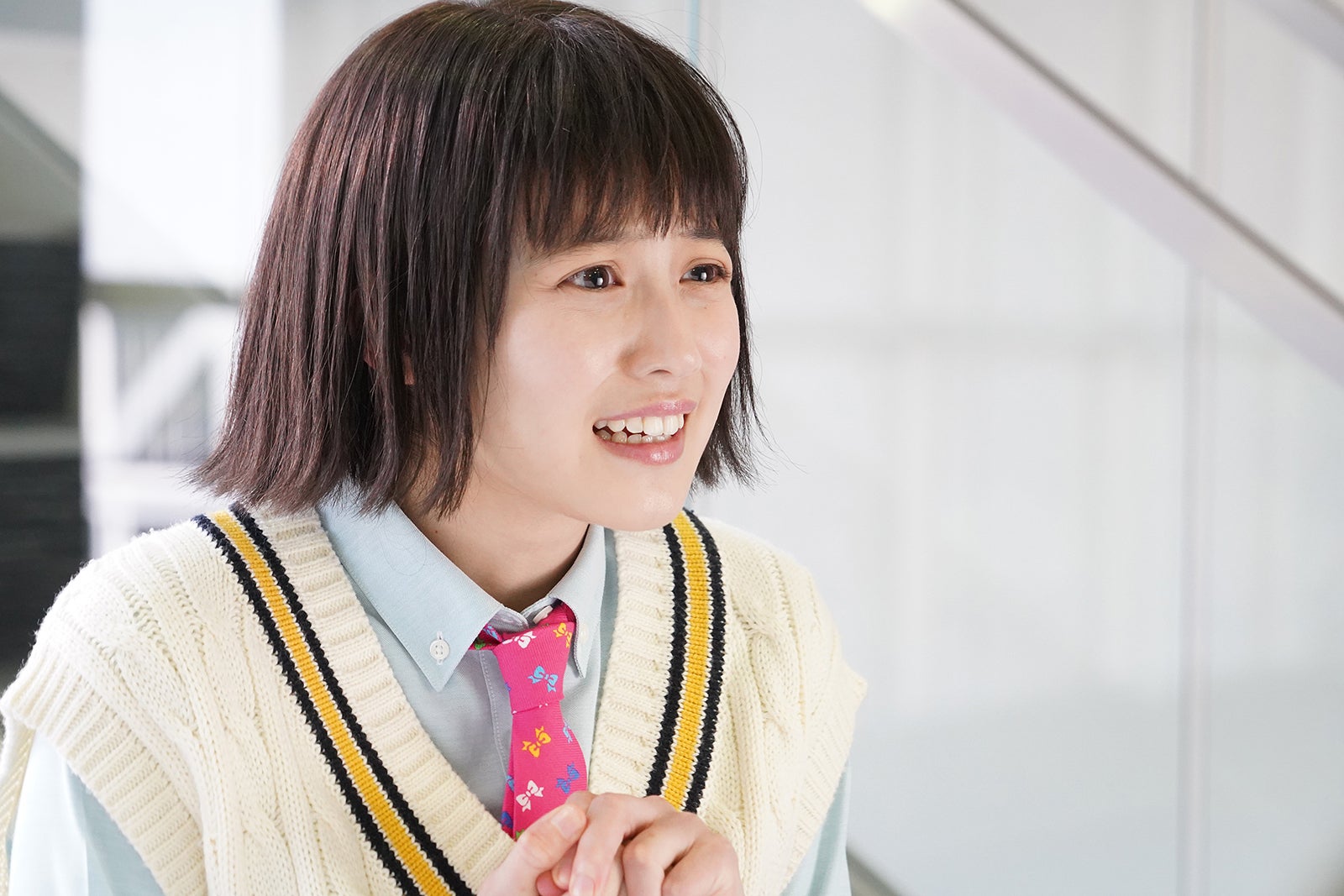 今田美桜／「悪女（わる）～働くのがカッコ悪いなんて誰が言った？～」第2話より（C）日本テレビ