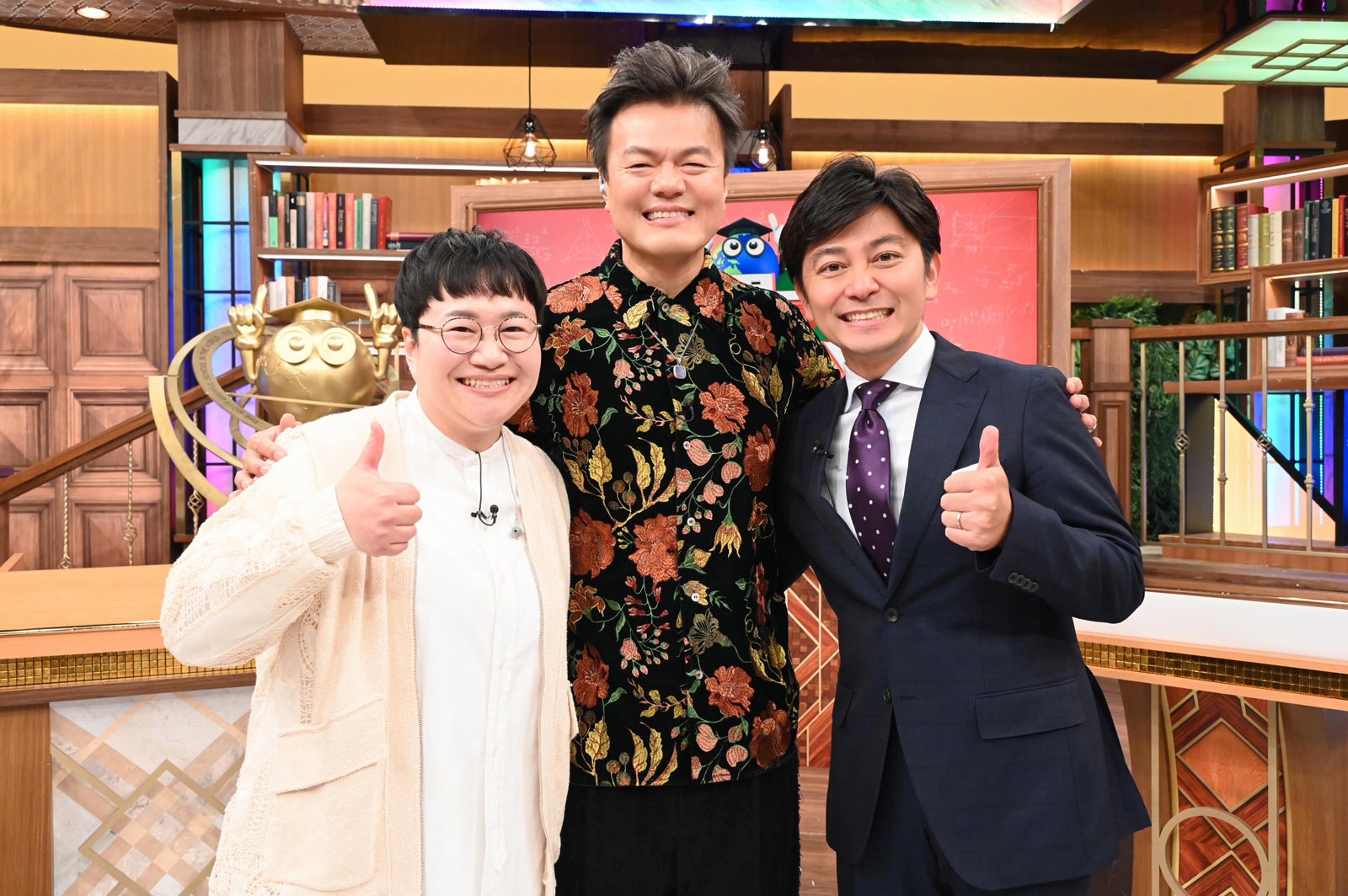 近藤春菜、J.Y. Park、森圭介（C）日本テレビ
