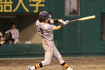 今秋ドラフト候補の立命大・西野 4安打1打点固め打ち ラスト1戦、首位打者射程圏「頑張りたい」