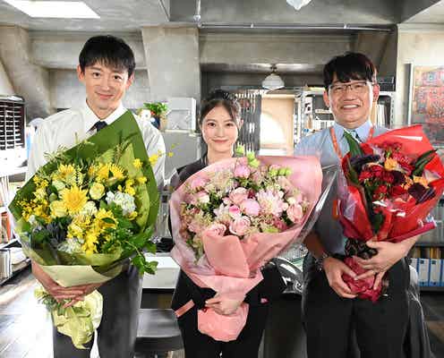 今田美桜「花咲舞が黙ってない」山本耕史&飯尾和樹とクランクアップ「本当に凄まじい現場だった」