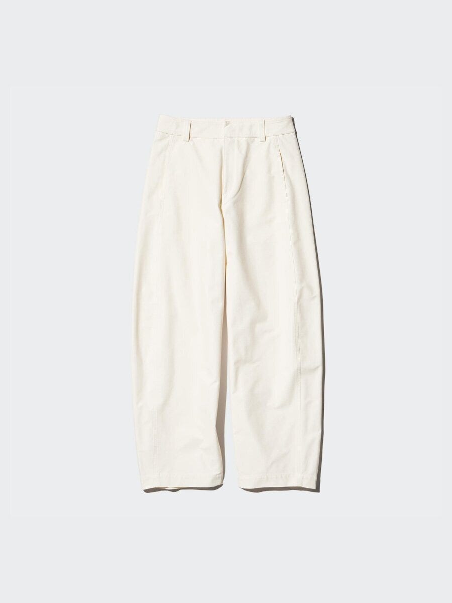 ユニクロ ジャージーバレルレッグパンツ ユニクロのジャージーバレルレッグパンツ