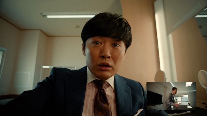 劇団ひとり/WEB動画「中居さんからの電話」篇より(提供写真)