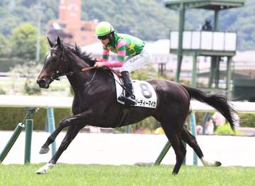 【新馬戦】ジーティーマイカ レコードタイで7馬身差圧勝 松山も絶賛「スピードがあって強かった」
