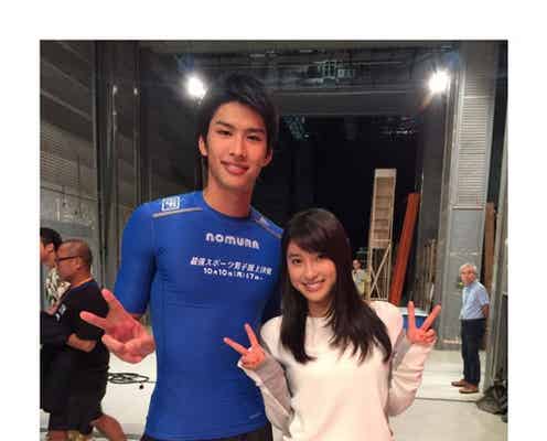 土屋太鳳「最強スポーツ男子」2位のイケメン俳優・野村祐希と2ショット公開 意外な関係に驚きの声