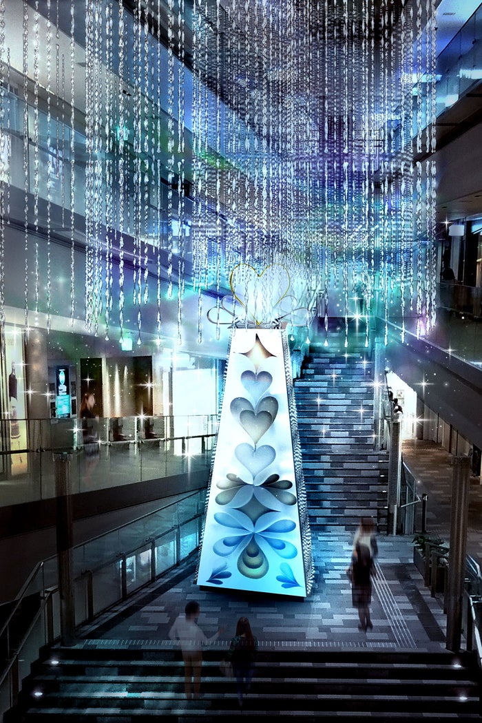 ツリー特別演出イメージ／画像提供：森ビル