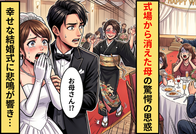 結婚式中…“新婦の母親”が消えた！？次の瞬間⇒「きゃあ！！！」式場に【悲鳴】が響いたワケ。